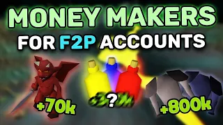 Top 7 Best Low Level Money Makers in F2P OSRS (you can actually make solid money)