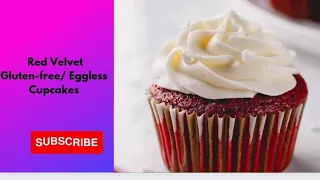 Gluten -Free /Eggless RED VELVET CUPCAKES/ Healthy Baking