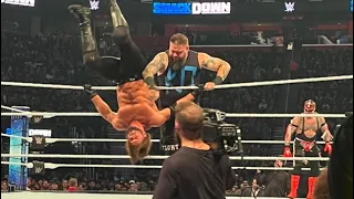 AJ STYLES vs REY MYSTERIO vs KEVIN OWENS Triple Threat Fight Highlights WWE Smackdown Today