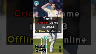Top 5 Cricket Games in 2023 Online & Offline | Android or iOS. #androidgames #iosgames #top5games