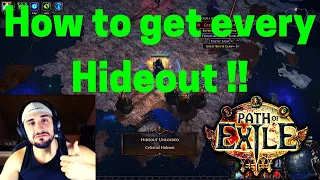 [Beginner's Guide] How to get every Hideout in POE !