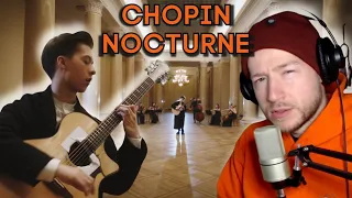 First time seeing CHOPIN NOCTURNE ON GUITAR by Marcin!