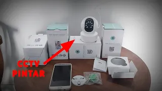 Unboxing ICSee App Wifi Smart Camera SETUP || CARA BARU KONEK CCTV KE HP PANTAU JARAK JAUH