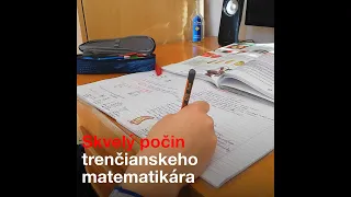 Skvelý počin trenčianskeho matematikára