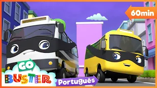 Polícia e ladrão | 1 HORA de Aventuras | Desenhos Animados | Buster em Português