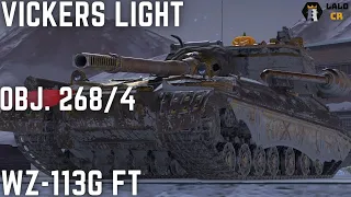 Vickers Light, WZ-113G FT, Object 268/4 : World of Tanks Blitz🔥