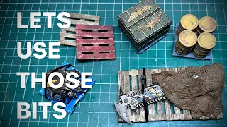 Making Scatter Terrain With Left Over Bits - Cheap and Easy Warhammer 40k Scenery
