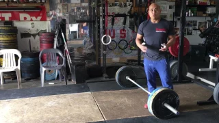 Static Holds to Strengthen the First Pull in the Snatch and Clean