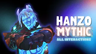 Hanzo 𝑴𝒀𝑻𝑯𝑰𝑪 ALL new interactions | Overwatch season 7