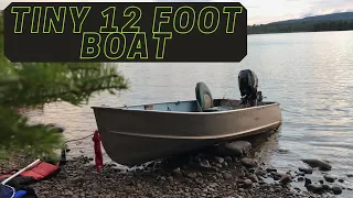 Overnight Camping and Fishing w/ a 12 Foot Aluminum Boat