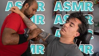 REIKI MASTER performing his WORLD FAMOUS Head Massage! Get Relaxed!