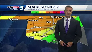 Wednesday May 15, 2024 FORECAST: Severe storms likely this evening