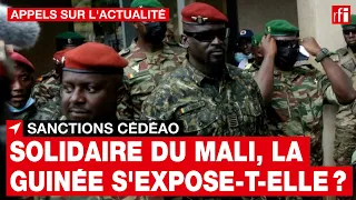 Sanctions : solidaire du Mali, la Guinée s'expose-t-elle à son tour ?  • RFI