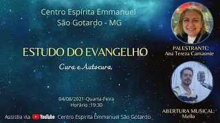 Estudo do Evangelho com Ana Tereza Camasmie. Tema: Cura e Autocura.