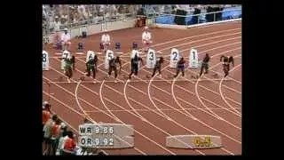 1992 Olympics Men's 100m final