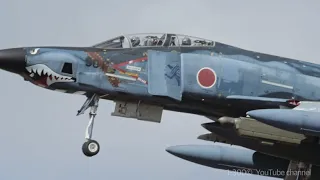 501飛行隊 RF-4ファントム 無事故飛行 8万時間達成 " Early Spring Sunshine " RF-4 Phantoms