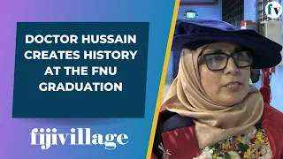 Doctor Hussain creates history at the FNU graduation