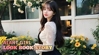 [4K AIART GIRL] Floral One-Piece Dress Date Lookbook👗꽃과 함께 원피스 드레스 데이트 룩북