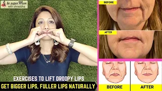 Get Fuller Lips, Plumper Lips, Pink & Cute Lips Naturally | TIPS to ANTI-AGE Your Lips/Face exercise