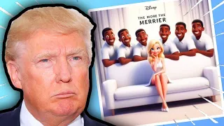 US Presidents React to OFFENSIVE Disney AI Movies 😰