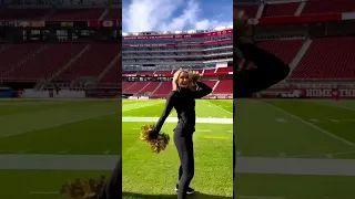 ▶️ Gold Rush Cheerleaders Let's Go ❤️🏈 San Francisco 49ers NFL Football