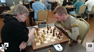 WFM V. Gansvind (1825) vs FM Megavolt (2291). Chess Fight Night. CFN. Blitz