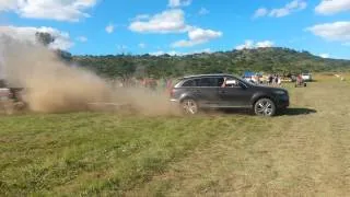 TUG OF WAR! Audi Q7 vs Toyota Hilux(Venter Trailer) 2