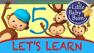 Five Little Monkeys Jumping | Little Baby Bum | Nursery Rhymes for Babies | Songs for Kids