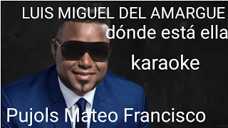 Luis Miguel del amargue dónde está ella karaoke