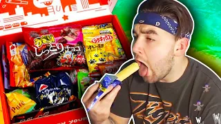 KingWoolz Eats FOREIGN SNACK BOX AGAIN!! (DISGUSTING)