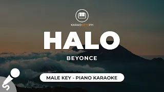 Halo - Beyonce (Male Key - Piano Karaoke)