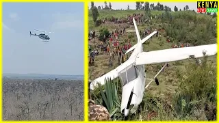 NAIROBI NATIONAL PARK - SEE HOW AIRCRAFT CRASH-LANDED