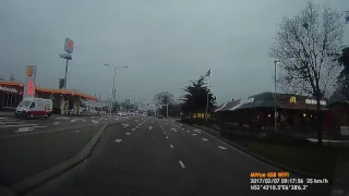 Dashcam Hoogeveen  van Limburg Stirumstraat  Schutstraat Zuidwoldigerweg A28