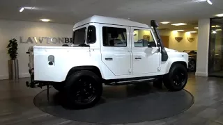 Land Rover Defender 110 Pickup   white with black - Lawton Brook