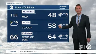 Metro Detroit Forecast: More clouds today as rain moves closer to Michigan