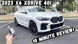 2023 BMW X6 xDrive40i | 10 Minute Review