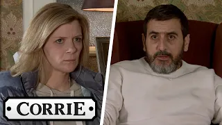Leanne and Carla Lie to Peter About Simon's Drug Dealing | Coronation Street