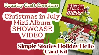 Holiday Hello Mini Album Showcase