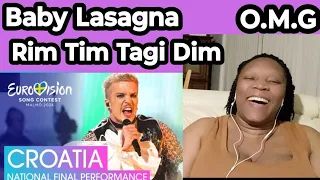 First Time Hearing Baby Lasagna - Rim Tim Tagi Dim | Croatia 🇭🇷 | Eurovision 2024 | Reaction