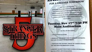 Stranger Things 5 - NEW Set Photos of Hawkins High & Downtown