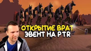 Открытие врат Ahn'Qiraj на PTR WoW Classic