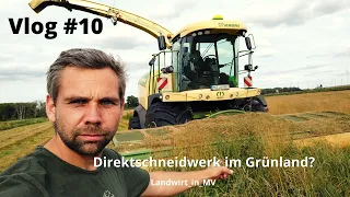 Vlog #10 Grünland Häckseln mit Krone BigX630 und Saatgut aufbereiten