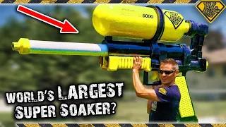 The World's SECOND Largest Super Soaker! 😂 TKOR Experiments Making The Largest Water Gun Ever