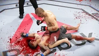 КРОВАВЫЙ ЖЕСТКАЧ  в МИРОВОМ РЕЙТИНГЕ ТОП 5 UFC 3 НОКАУТЫ