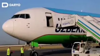 Namangan xalqaro aeroportiga Jidda—Namangan yoʻnalishida uchib kelgan Boeing 767 samolyoti qoʻndi