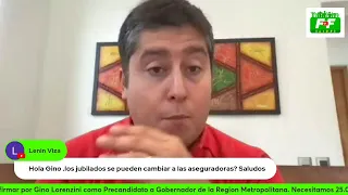 Desayúnate con Gino, temas: Isapres, Pensiones, reparto USA, 154.000 inmigrantes ilegales.