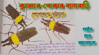 কুমোরে পোকার বাসাবাড়ি / গোপালচন্দ্র ভট্টাচার্য //Class 6 / Kumore Pokar Basabari /wbbse.(@sir5541)