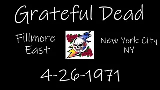 Grateful Dead 4 /26/1971