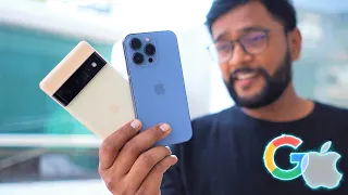 Google Pixel 6 Pro vs iPhone 13 Pro - Camera Test 🔥