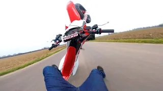 SENDING MY CRF450R SUPERMOTO FLYING... AGAIN 💀